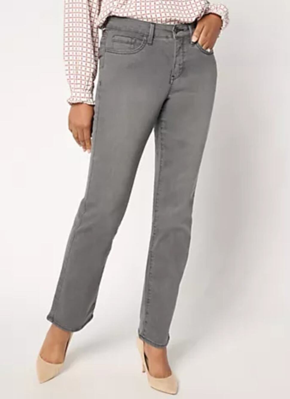 NYDJ Ellison High Rise Straight Leg Jean Cool Embrace Destiny Womens Size 14P